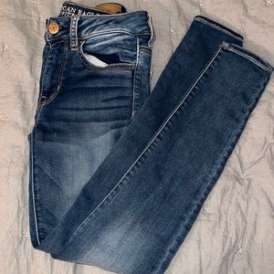 american eagle super stretch jegging skinny jeans